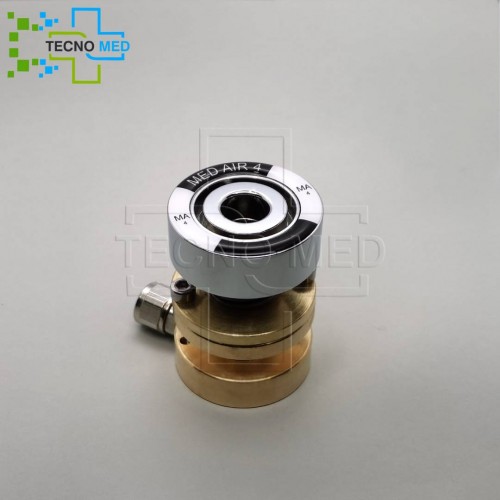 Flowmeter for precise measurement and regulation of gas delivery.