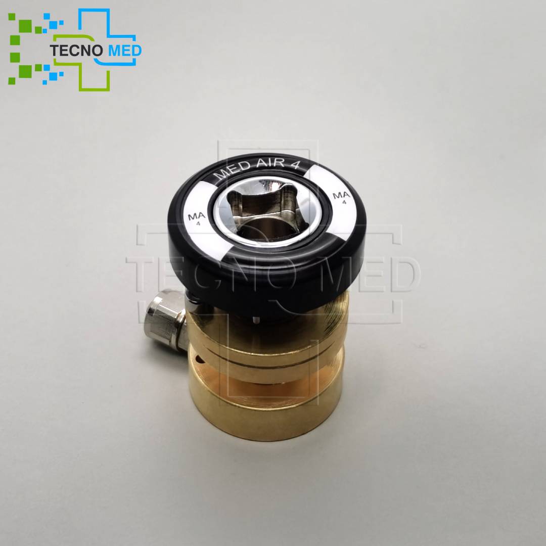 N2O gas outlet designed for safe and controlled nitrous oxide delivery in healthcare environments.