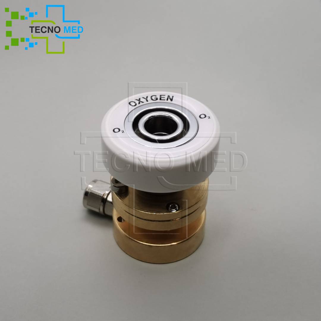 BS norm medical gas socket providing efficient and safe connection for gas delivery systems.