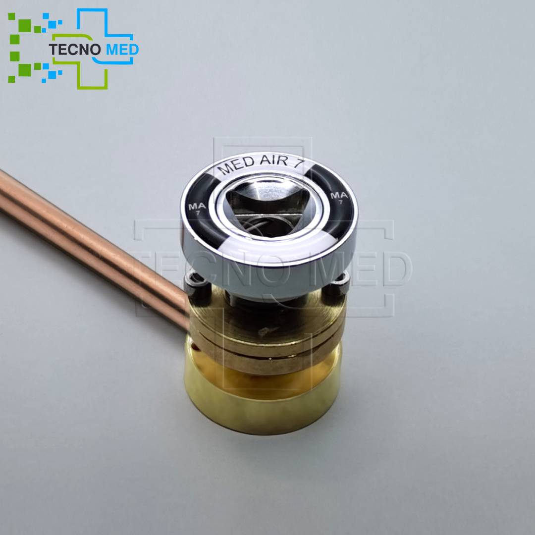 N2 gas outlet providing reliable nitrogen delivery for medical applications.