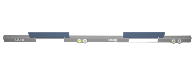 This unit offers compact bedside access to essential services in clinical environments