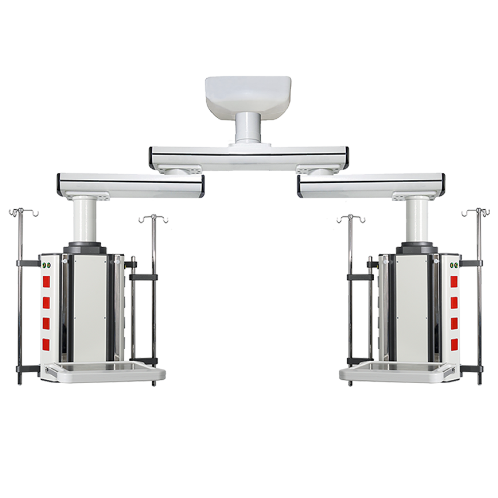 İkiz Pendant, yoğun bakım ve ameliyathaneler için çift kollu tavan askı sistemi