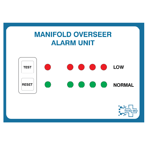 Teknik odalar ve hemşire istasyonlarında uzaktan basınç takibi için sesli ve ışıklı alarm çözümü.