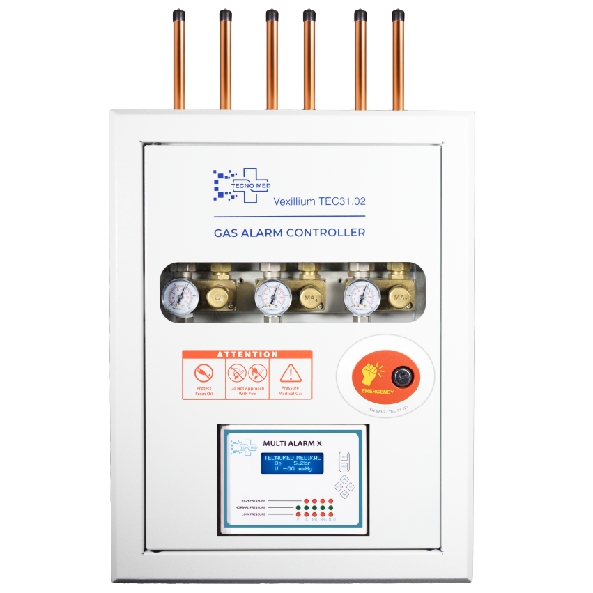 These are the panels that allow intervention in the distribution of medical gas and in emergency situations.
