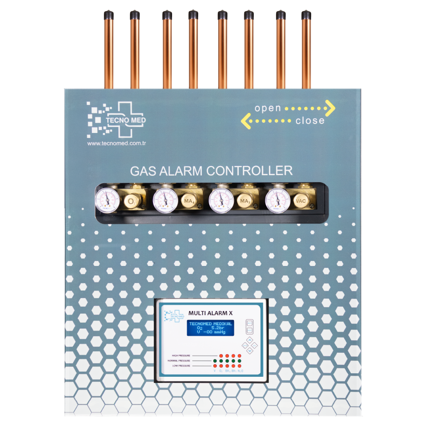 These are the panels that allow intervention in the distribution of medical gas and in emergency situations.