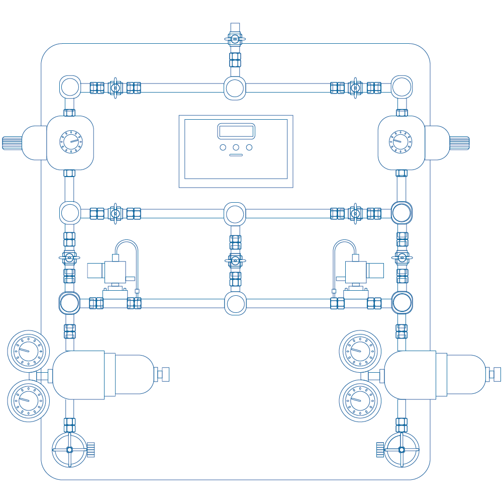 Medical gas plants for efficient production and distribution in healthcare environments.
